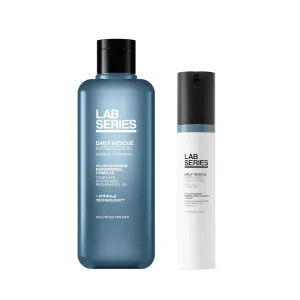 Lab Series Men's Hydrating Skin Care Set - Daily Rescue Bundle Set - Water Lotion Toner 6.7 Fl Oz & Face Moisturizer Lotion 1.7 Fl Oz​