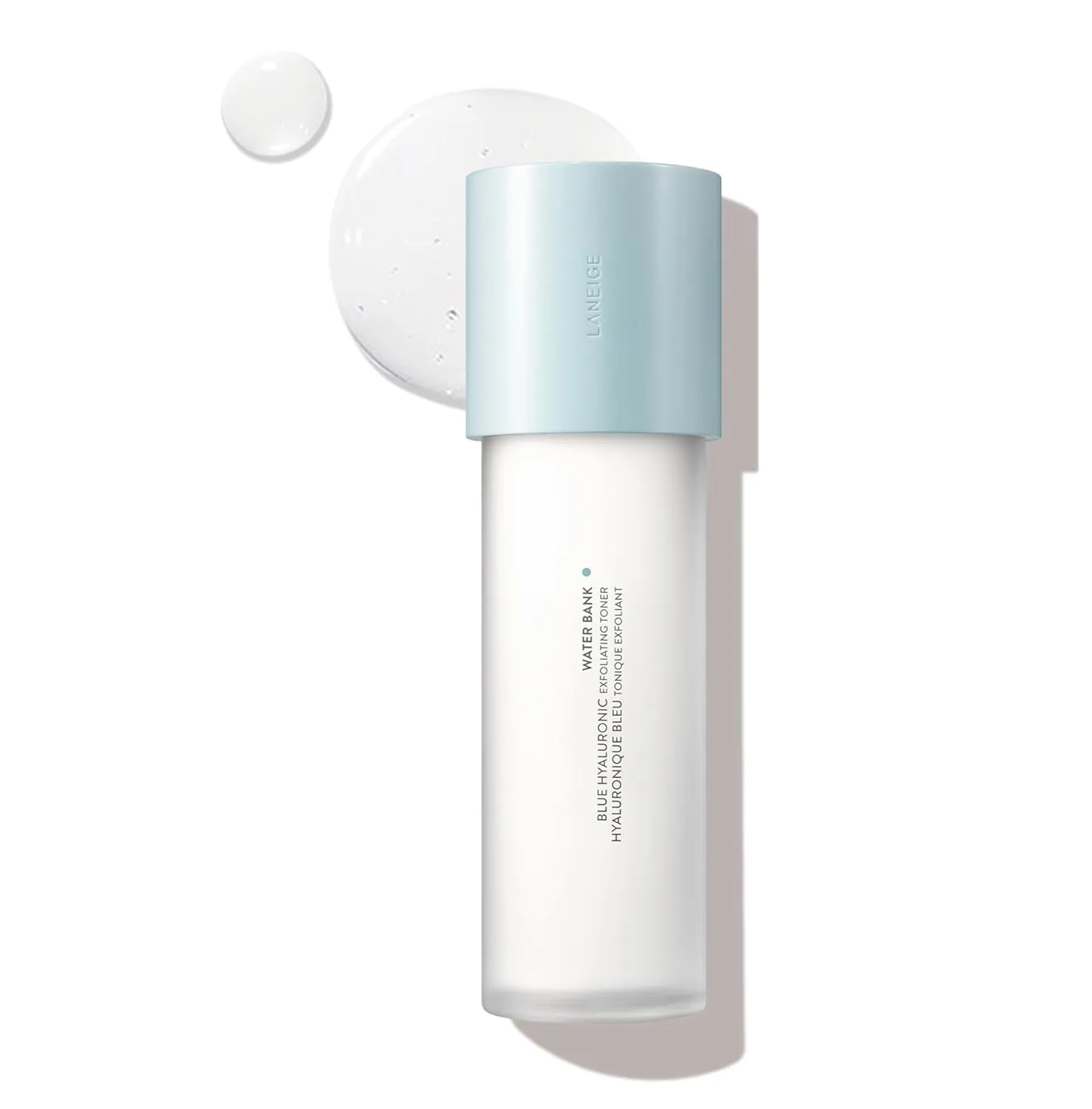 LANEIGE Water Bank Blue Hyaluronic Exfoliating Toner: PHA Gently Exfoliates and Softens Skin.