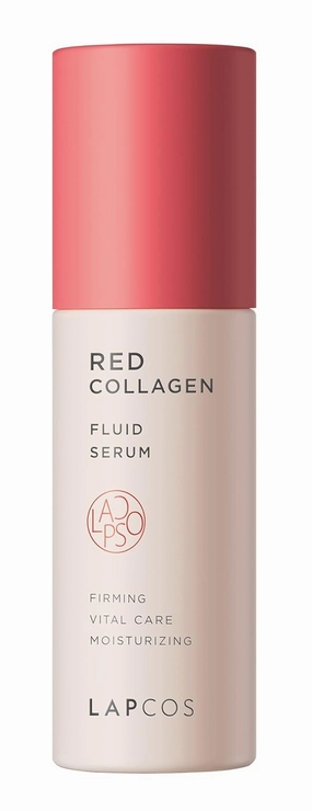 LAPCOS Red Collagen Fluid Serum (2.7 fl oz) New Vegan Collagen Formula | Firms and Tightens with Red Collagen Complex | Treat Fine Lines & Wrinkles