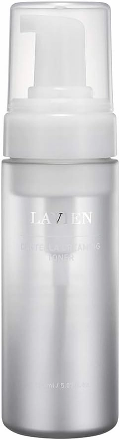 LAVIEN Centella Creaming Toner - Facial Toner with Hyaluronic Acid - Centella Asiatica Leaf Water, Bubble Foaming Texture - Daily Skin Care Solution for All Skin Types - 5.07 fl. oz. (150ml)