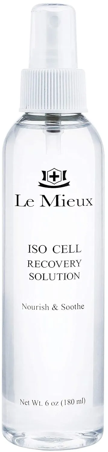 Le Mieux Iso-Cell Recovery Solution Facial Toner - Soothing Face Mist, Hydrating Amino Acid & Mineral Spray to Help Calm Post-Treatment Skin, No Parabens or Sulfates (6 oz / 180 ml)