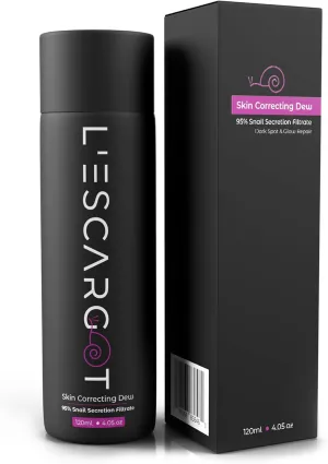 L'ESCARGOT Snail Mucin Face Toner – 95% Snail Secretion Filtrate with Vitamin C, Hyaluronic Acid & Niacinamide - Fast-Absorbing, Skin Correcting Dew