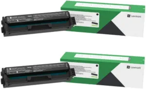 Lexmark 20N1HK0 Black High Yield Return Program Toner Cartridge 2-Pack for CS331, CX331