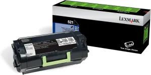 Lexmark 52D1000 Return Program Toner, Black
