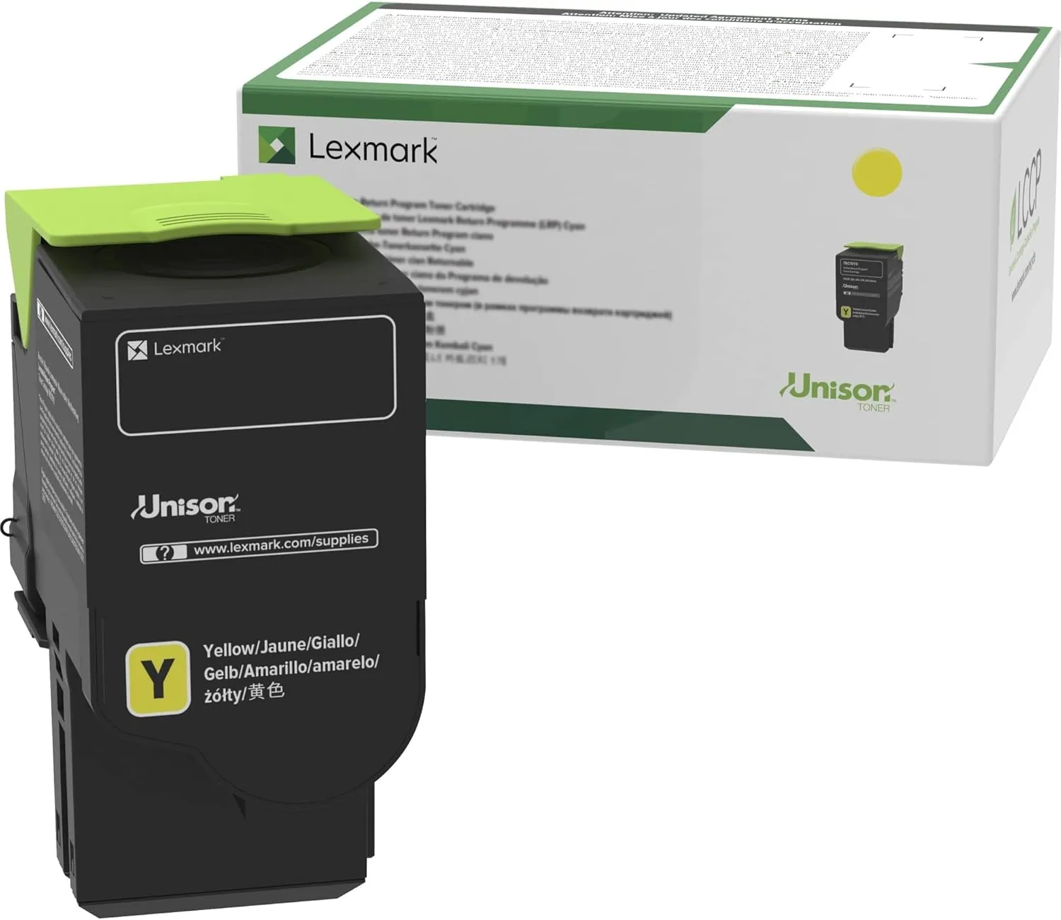 Lexmark Unison Original Toner Cartridge - Yellow