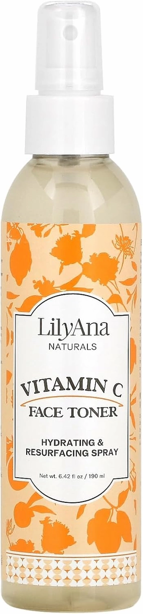 LilyAna Naturals Vitamin C Toner - Toner for Face - Facial Toner and Pore Minimizer for Women and Men - 6oz