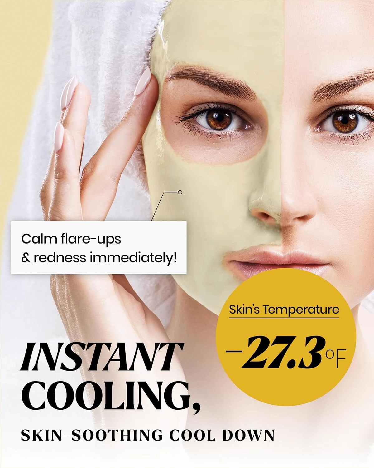LINDSAY Premium Modeling Pack - Korean Skin Care Face Modeling Mask – Refreshing & Hydrating Face Mask Spa Facial Peel-off Mask (35.2 Ounce, Calendula)