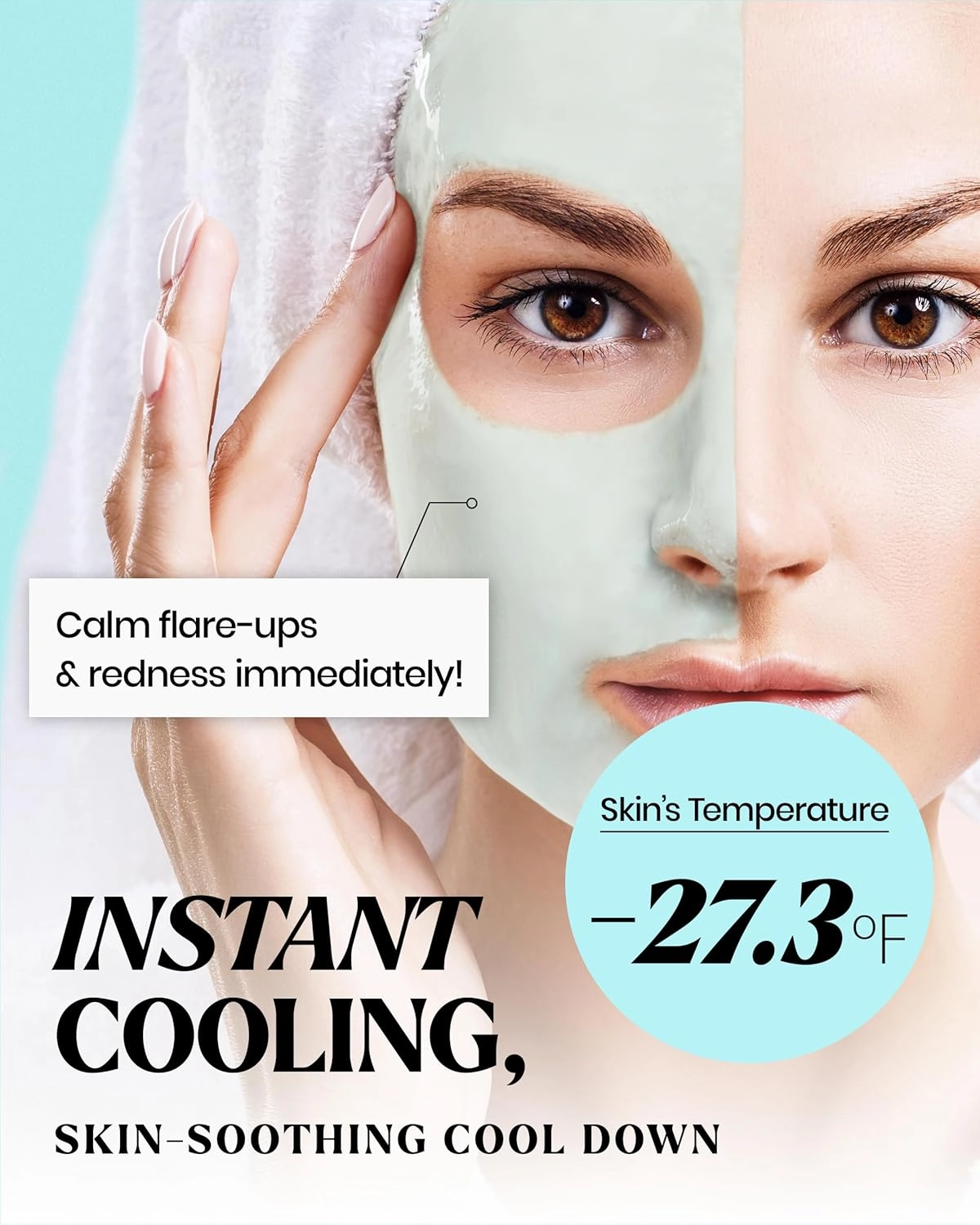LINDSAY Premium Modeling Pack - Korean Skin Care Face Modeling Mask – Refreshing & Hydrating Face Mask Spa Facial Peel-off Mask (35.2 Ounce, Tea Tree)