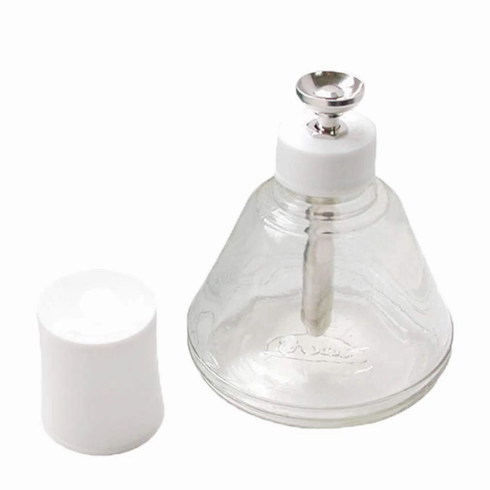 Lockable Press Glass Alcohol Pump Dispenser Bottles Push Down for Nail Polish Remover,Acetone,Nail Polish Remover & Makeup Remover, Toner 6OZ
