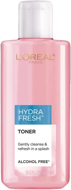L'Oreal Paris Hydrafresh Toner 8.5 oz (Pack of 3)