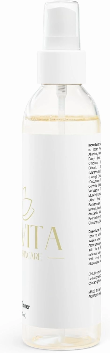 Lumivita Calming Toner – Soothes Redness & Inflammation, Aloe & Rose Water, Sensitive & Acne-Prone Skin, Vegan & Cruelty-Free