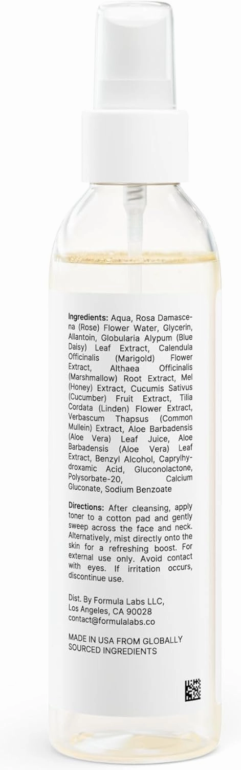 Lumivita Calming Toner – Soothes Redness & Inflammation, Aloe & Rose Water, Sensitive & Acne-Prone Skin, Vegan & Cruelty-Free