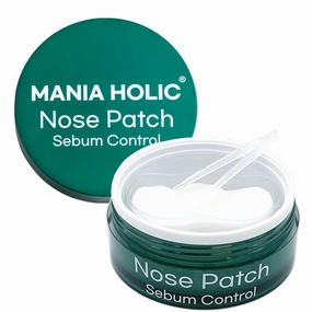 MANIA HOLIC Nose Patch Sebum Control - Melting Pore Nose Strips, Exfoliating Toner for Pore Minimization, Whitehead and Blackhead Removal, Vegan Formula, Korean Skincare (50 count)