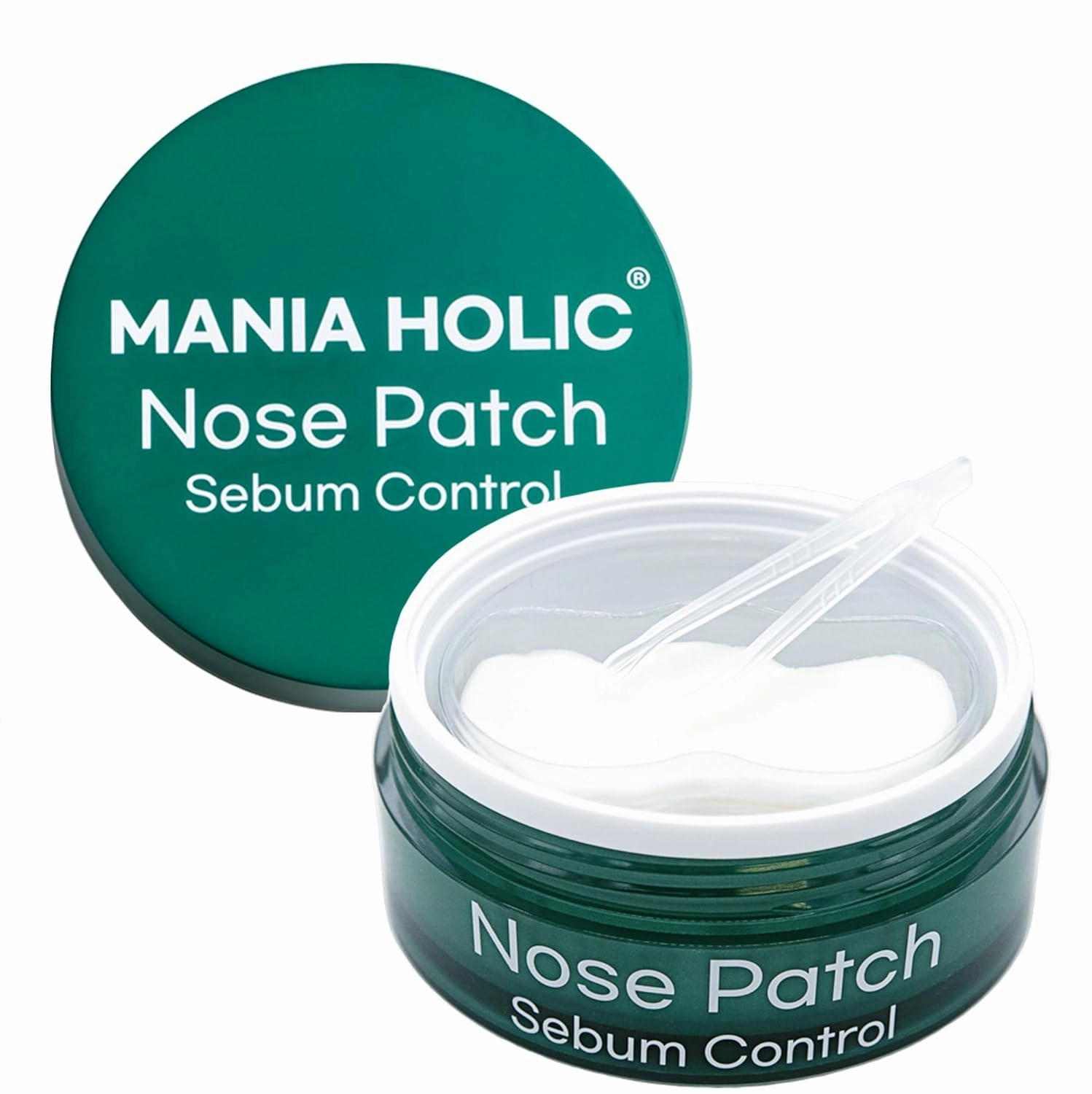 MANIA HOLIC Nose Patch Sebum Control - Melting Pore Nose Strips, Exfoliating Toner for Pore Minimization, Whitehead and Blackhead Removal, Vegan Formula, Korean Skincare (50 count)