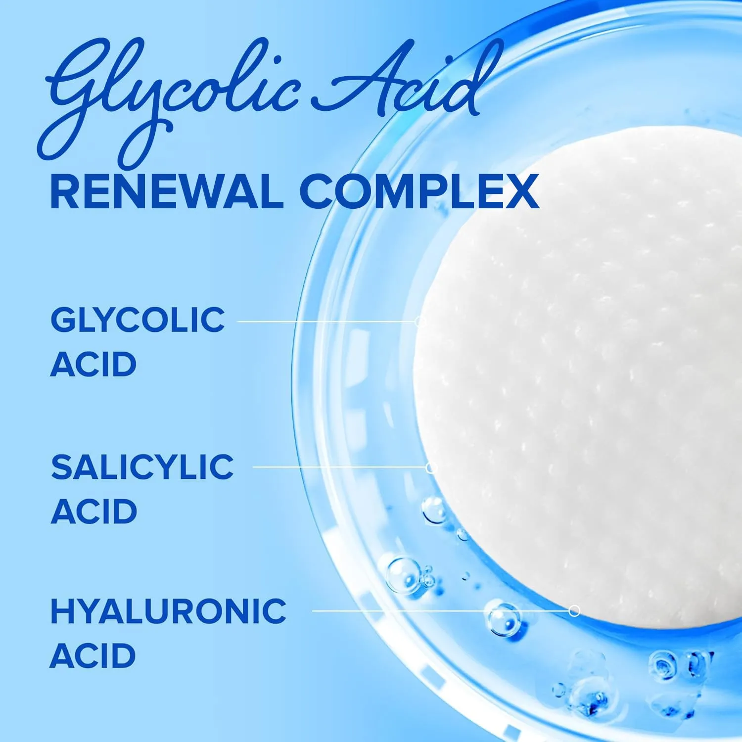 MAREE Glycolic Acid Polishes - Toner Pads for Face Cleansing - Tea Tree Oil, Salicylic Acid & Vitamins E, B3, B5 - Facial Peel & Radiance Deep Cleaning Effect - 50 Count