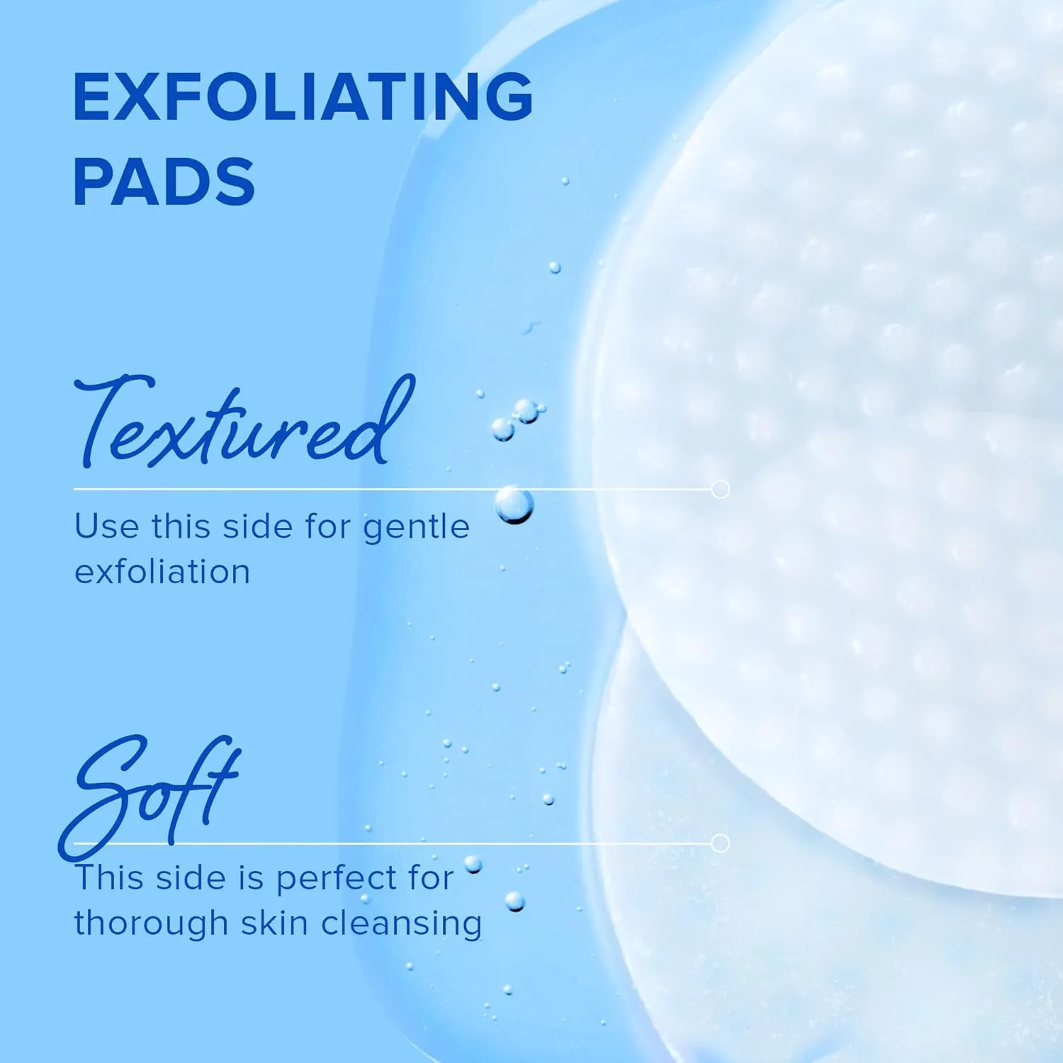 MAREE Glycolic Acid Polishes - Toner Pads for Face Cleansing - Tea Tree Oil, Salicylic Acid & Vitamins E, B3, B5 - Facial Peel & Radiance Deep Cleaning Effect - 50 Count