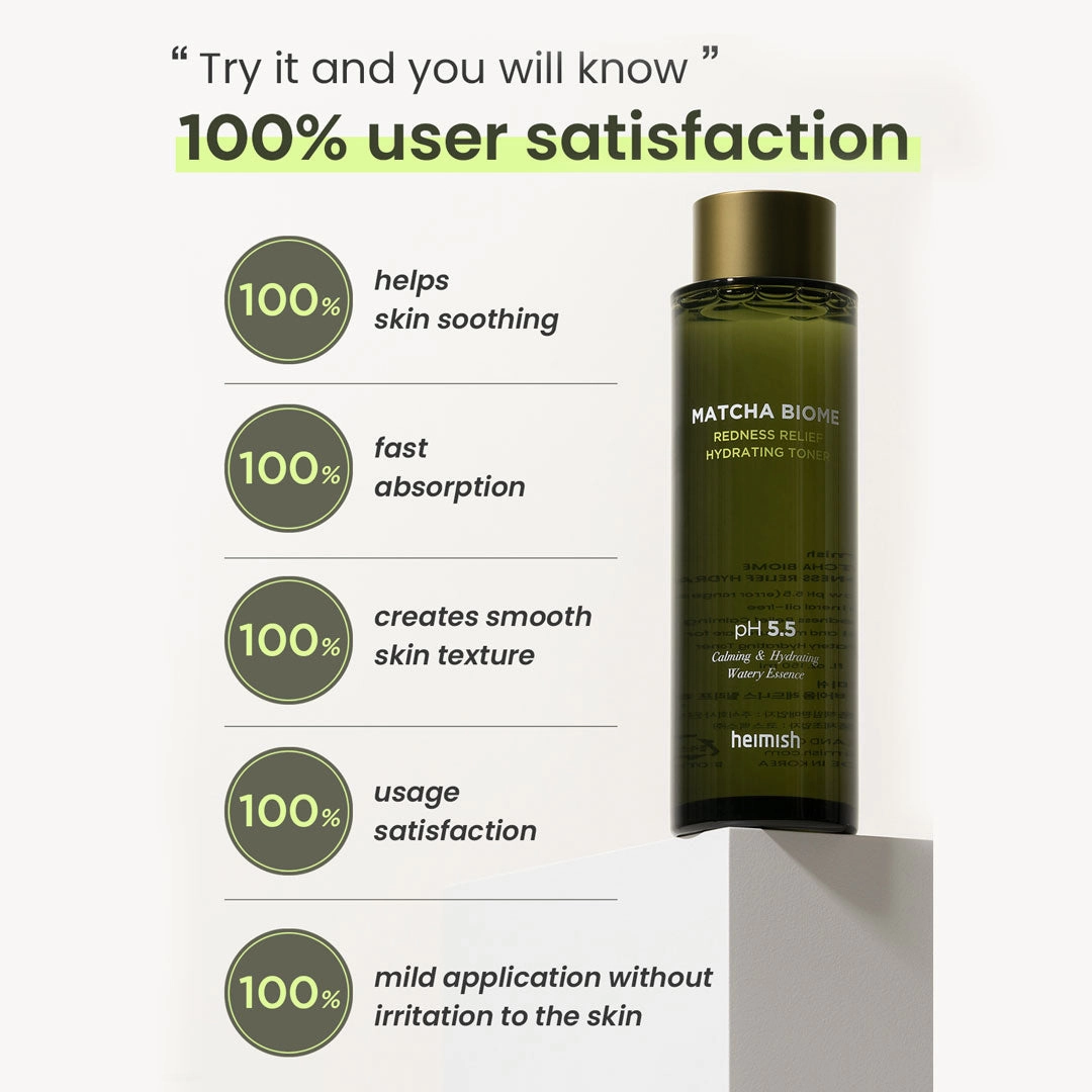 Matcha Biome Redness Relief Hydrating Toner 150ml/5.07fl.oz