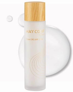 May COOP Raw Cream Skin Face Toner – 2-in-1 Toner & Moisturizer with 85% Maple Sap for Deep Hydration, Softening & Nourishing - Korean Skincare, Vegan Clean Beauty, 3.71 fl.oz.