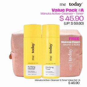 Me Today Manuka Active   Cleanser & Toner Value Pack #A