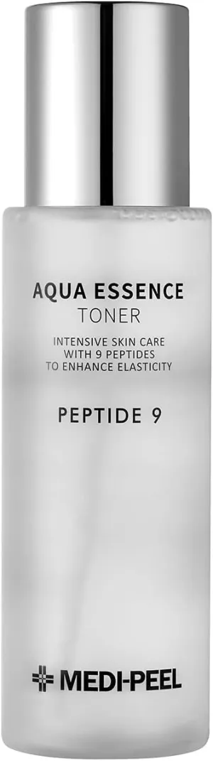 [MEDI-PEEL] Aqua Essence Peptide 9 Toner 8.45 fl oz / 250ml | Anti-Aging Water Glow Up, Collagen Firming | Korean Skincare, For All Skin Types