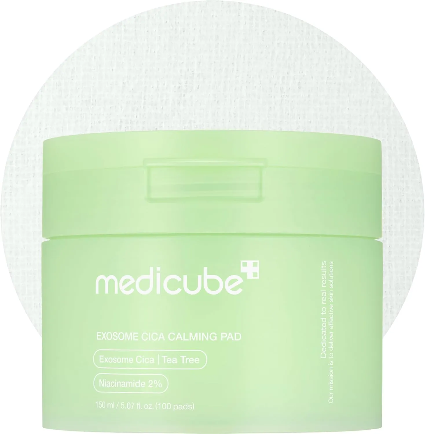 medicube Exosome CICA Tea Tree Calming Toner Pads for Sensitive Skin with Centella Asiatica Help Reduce Redness & breakouts. Low-irritating & Hydrating Daily Care, Korean Skincare, Vegan (100 Pads)
