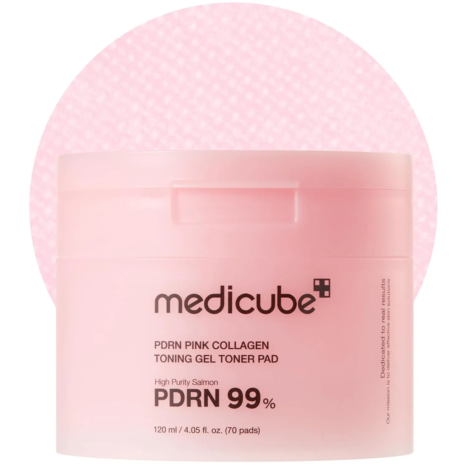 medicube Salmon DNA PDRN Pink Collagen Jelly Pad | Korean Gel Toner Pads with Niacinamide, Madecassoside, Retinol | Soothing, Radiance&Uneven Skin Tone | Korean Skin Care | 70Pads