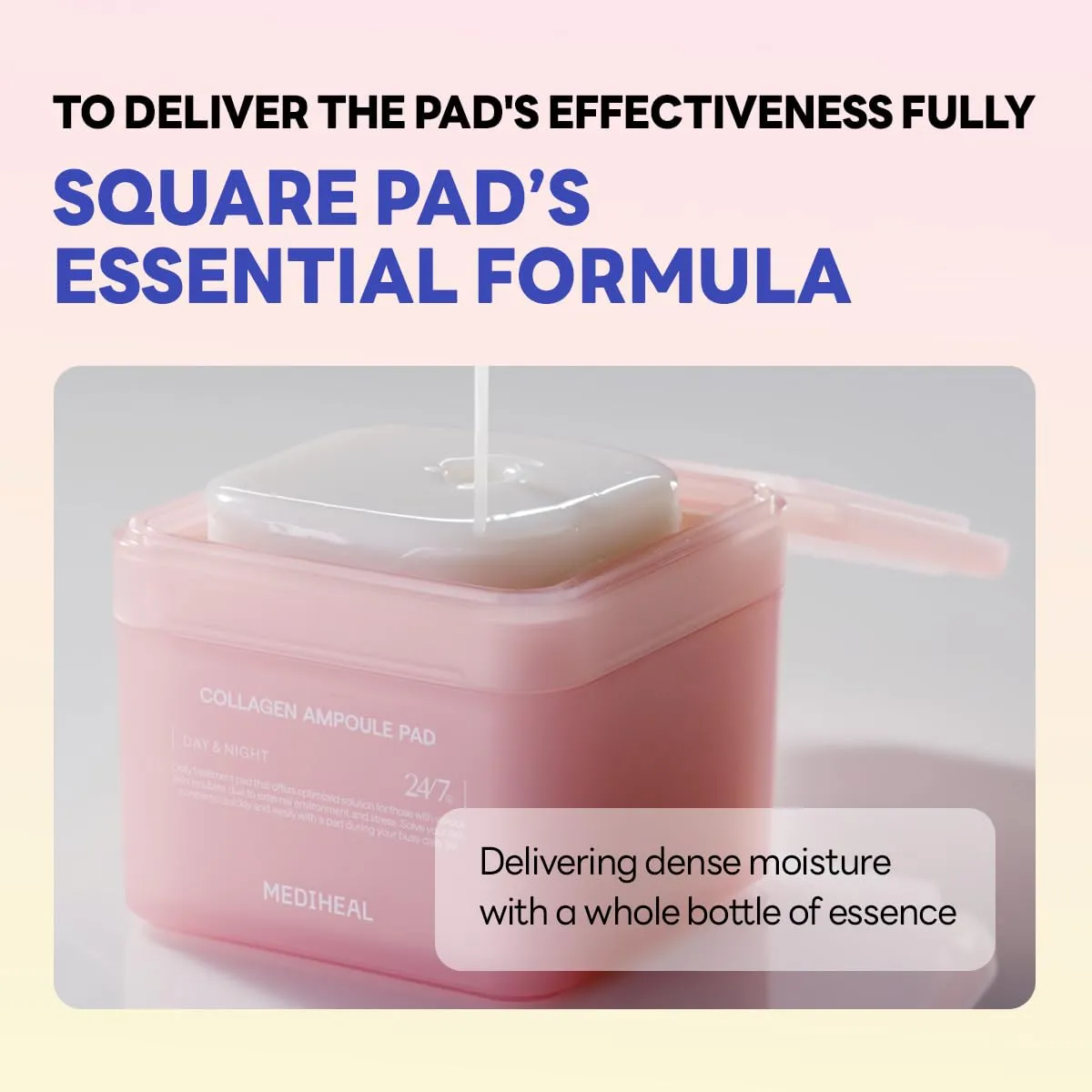MEDIHEAL Madecassoside Toner Pads [Disney Pixar Edition]-Centella Asiatica to Improve Uneven Skin Tone - Vegan Face Gauze, Full Size 100   Refill 100 (Collagen, 200 Pads)