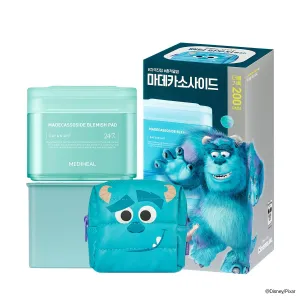 MEDIHEAL Madecassoside Toner Pads [Disney Pixar Edition]-Centella Asiatica to Improve Uneven Skin Tone - Vegan Face Gauze, Full size 100   Refill 100 (Madecassoside, 200 pads)