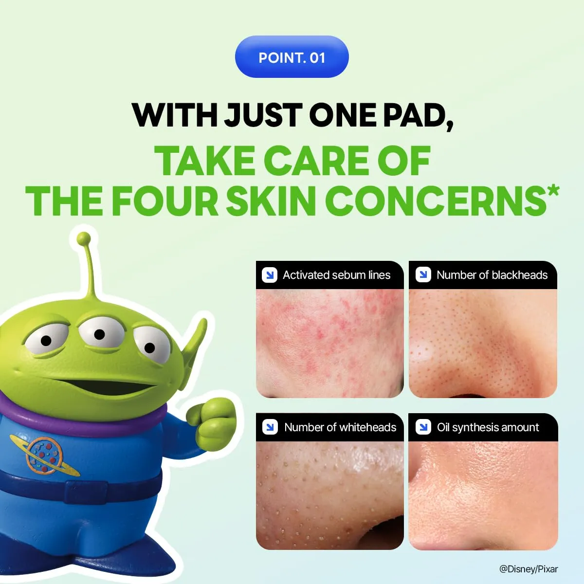 MEDIHEAL Madecassoside Toner Pads [Disney Pixar Edition]-Centella Asiatica to Improve Uneven Skin Tone - Vegan Face Gauze, Full Size 100   Refill 100 (Teatree, 200 Pads)