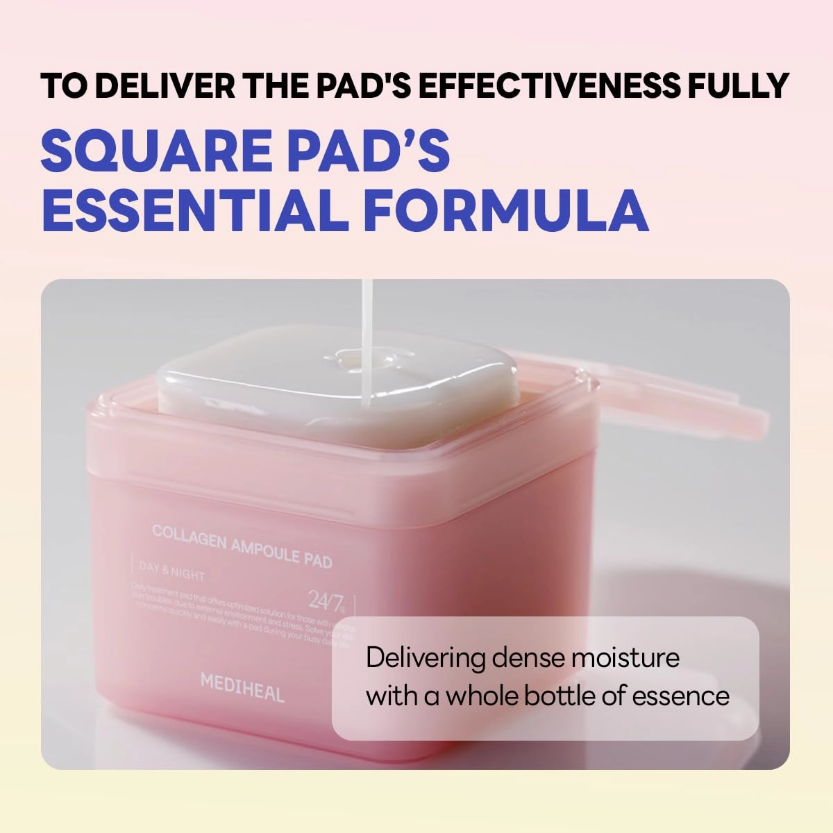 MEDIHEAL Madecassoside Toner Pads [Disney Pixar Edition]-Centella Asiatica to Improve Uneven Skin Tone - Vegan Face Gauze, Full Size 100   Refill 100 (Collagen, 200 Pads)