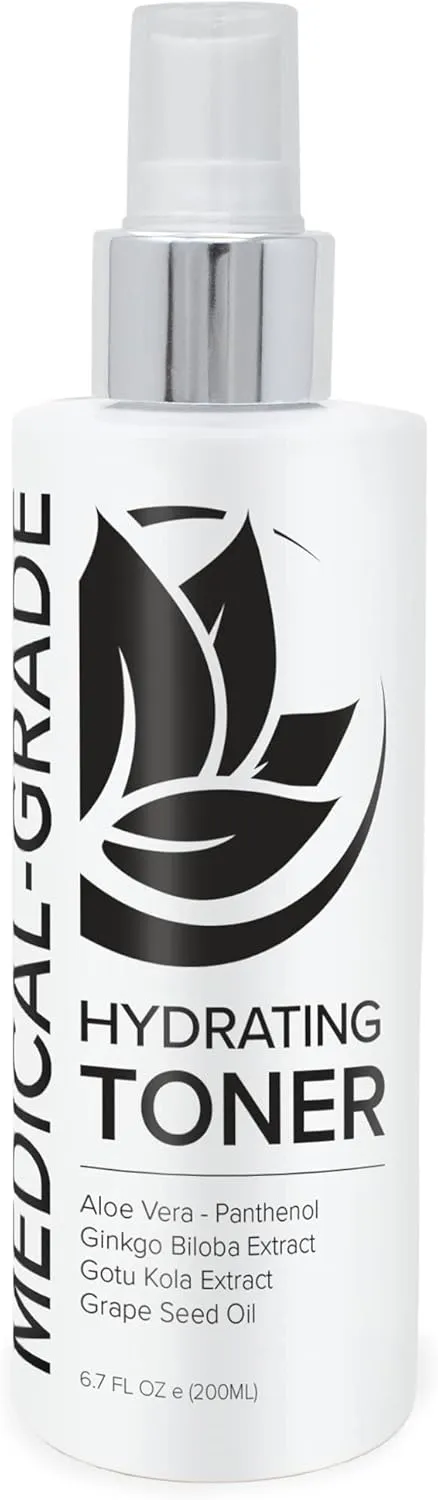 Microderm GLO - Active Hydrating Toner, Anti-Aging Replenishing Advanced Face Moisturizer, with Vitamins A, C, E & Natural Botanicals to Promote Skin Balance & Collagen Production, 6.7 Fl Oz