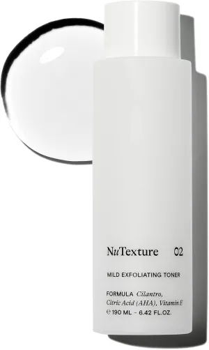 Mild exfoliating toner - Daily hydrating face exfoliant & clarifying treatment ,resurfaces skin by gently removing dead skin cells