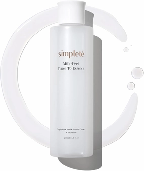 Milkpeel Toner to Essence – Gentle Daily Exfoliating, Hydrating Toner for Smooth, Radiant Skin, Strengthens Moisture Barrier, Perfect for Sensitive Skin, Balanced, Healthy Glow, 200ml