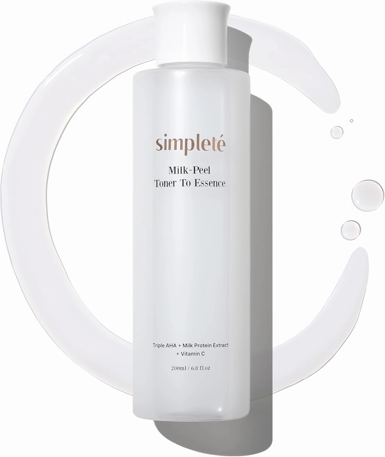 Milkpeel Toner to Essence – Gentle Daily Exfoliating, Hydrating Toner for Smooth, Radiant Skin, Strengthens Moisture Barrier, Perfect for Sensitive Skin, Balanced, Healthy Glow, 200ml