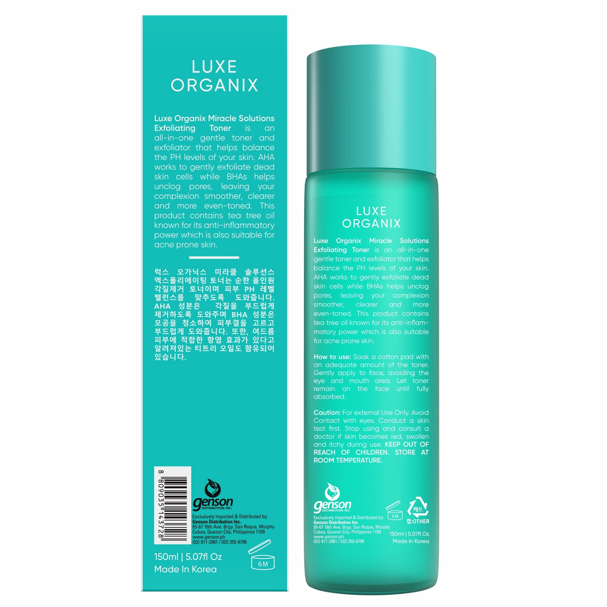 Miracle Solutions Exfoliating Toner 150ml