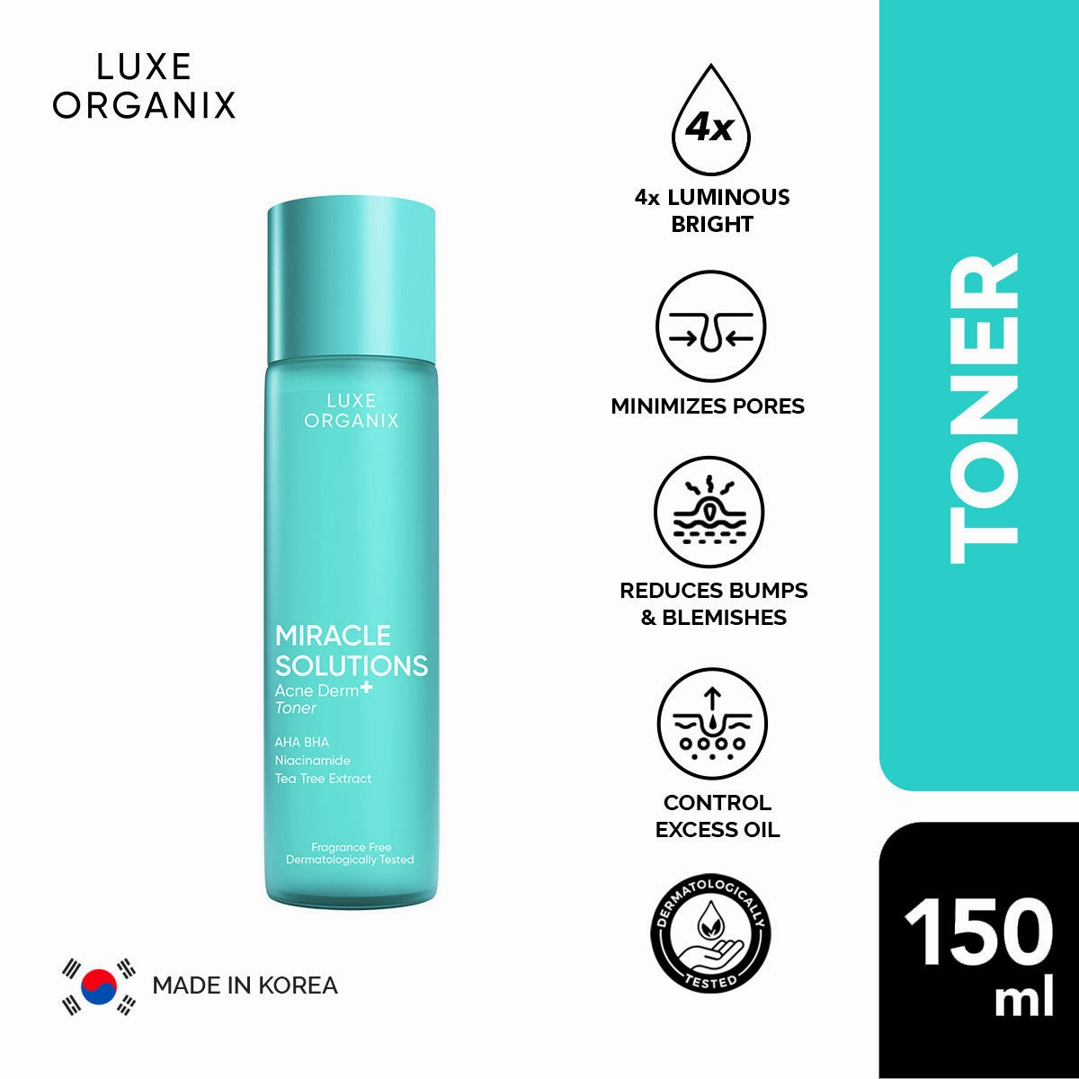 Miracle Solutions Exfoliating Toner 150ml