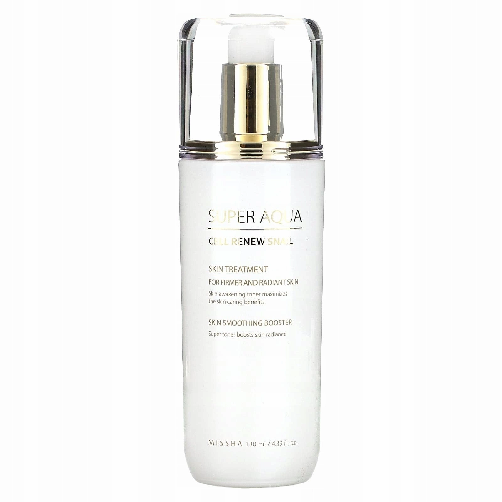 Missha Super Aqua Cell Renew Snail Skin Treatment Fluid 130ml