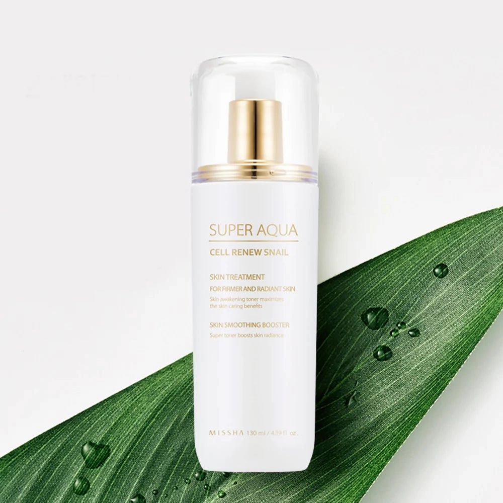 Missha Super Aqua Cell Renew Snail Skin Treatment Fluid 130ml