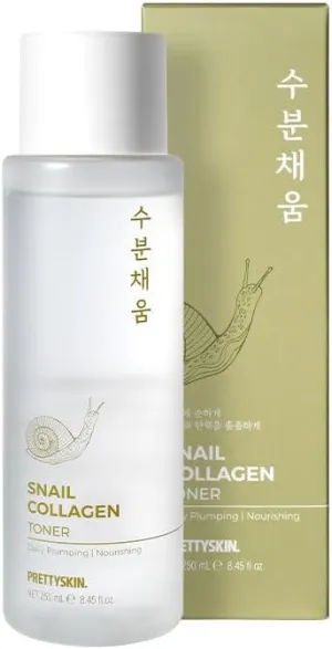 Moisturizing Toner for Face-Non-Sticky, Daily Plumping, Nourishing 8.45fl.oz(250ml) (Snail Collagen)