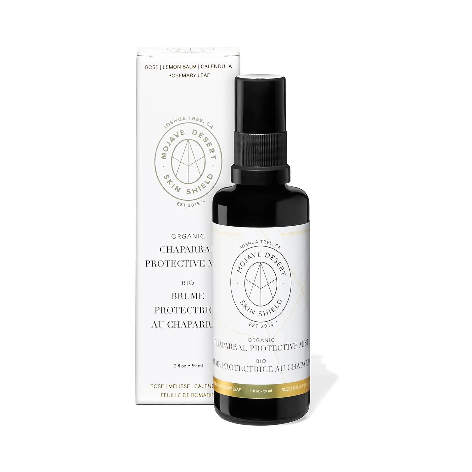 Mojave Desert Skin Shield Organic Chaparral Protective Mist, Face Mist, Face Mist Hydrating Spray, Hydrating Face Mist, Facial Mist Spray, Hydration Spray for Face