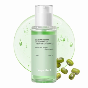 Mung Bean Serum, Enhancing Moisture Barrier, Gentle Exfoliation, For Glow Skin, Korean Skin Care, Vegan, 1.69 Fl Oz