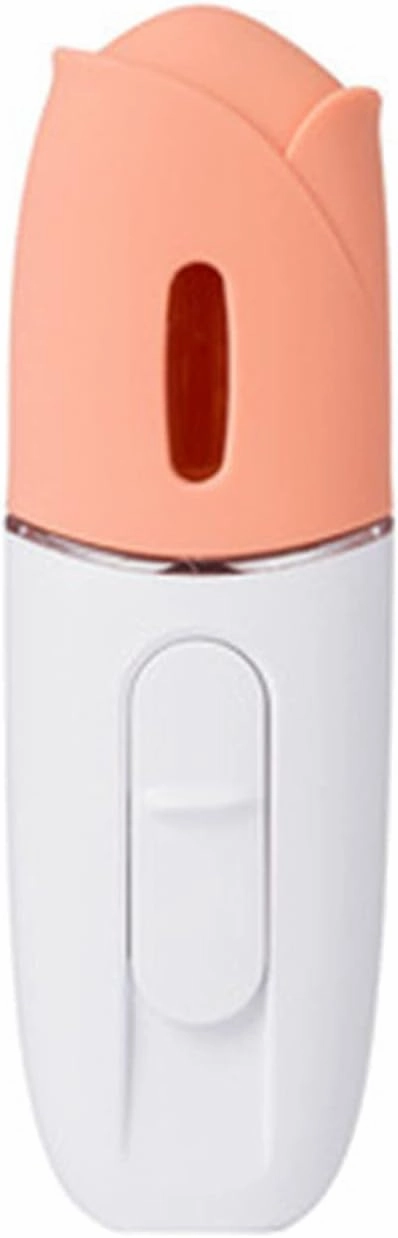 Nano Facial Spray Hand-held Sprayer, Portable Sprayer Mr. Nano Sprayer Facial Steamer for Eyelash Extension Facial Moisturizing(Color:Orange)