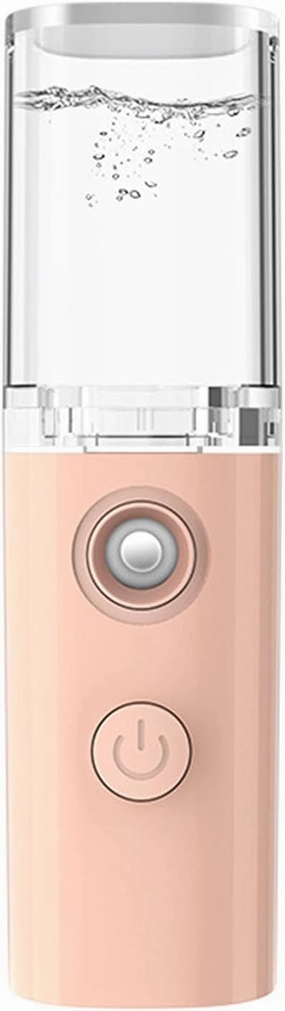 Nano Facial Spray Mini Nano Facial Steamer Nano Moisturizing Spray Portable for Moisturizing and Hydrating Eyelash Extension(Color:Pink)