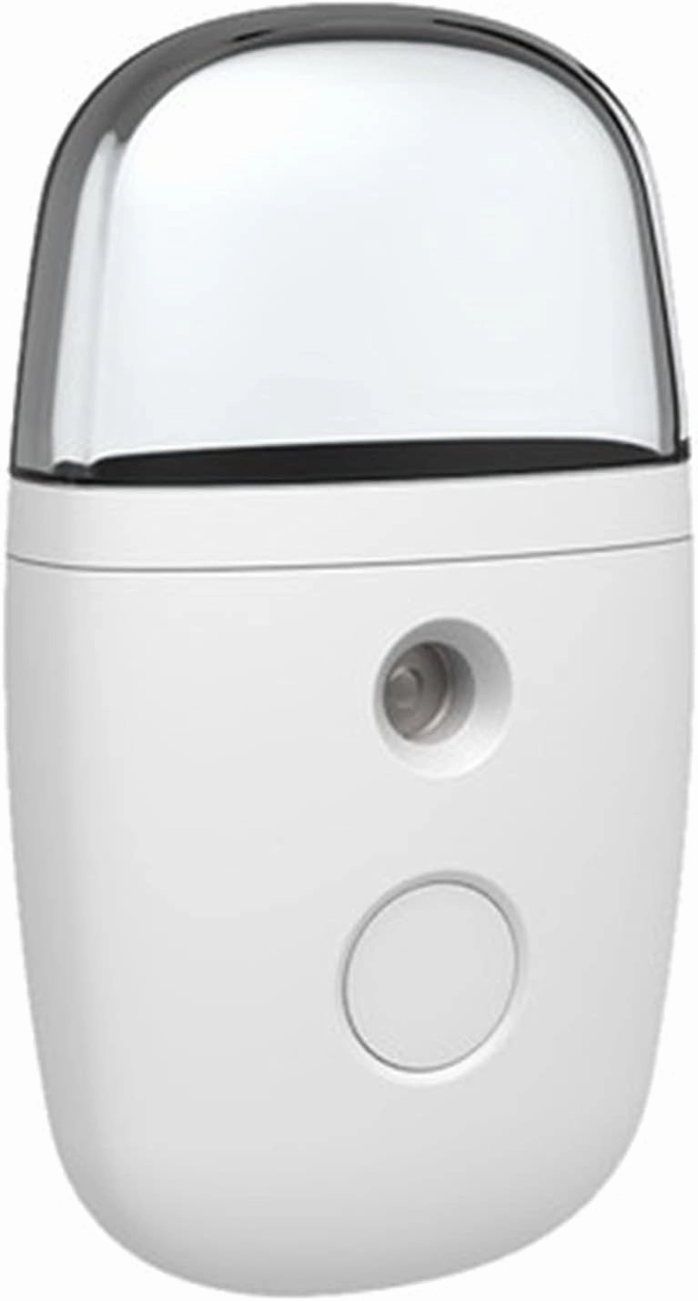 Nano Facial Spray Nano Spray Humidifier, Moisturizing Nano Sprayer Facial Moisturizing Steamer for Skin Care Moisturizing USB Charging(Color:White)