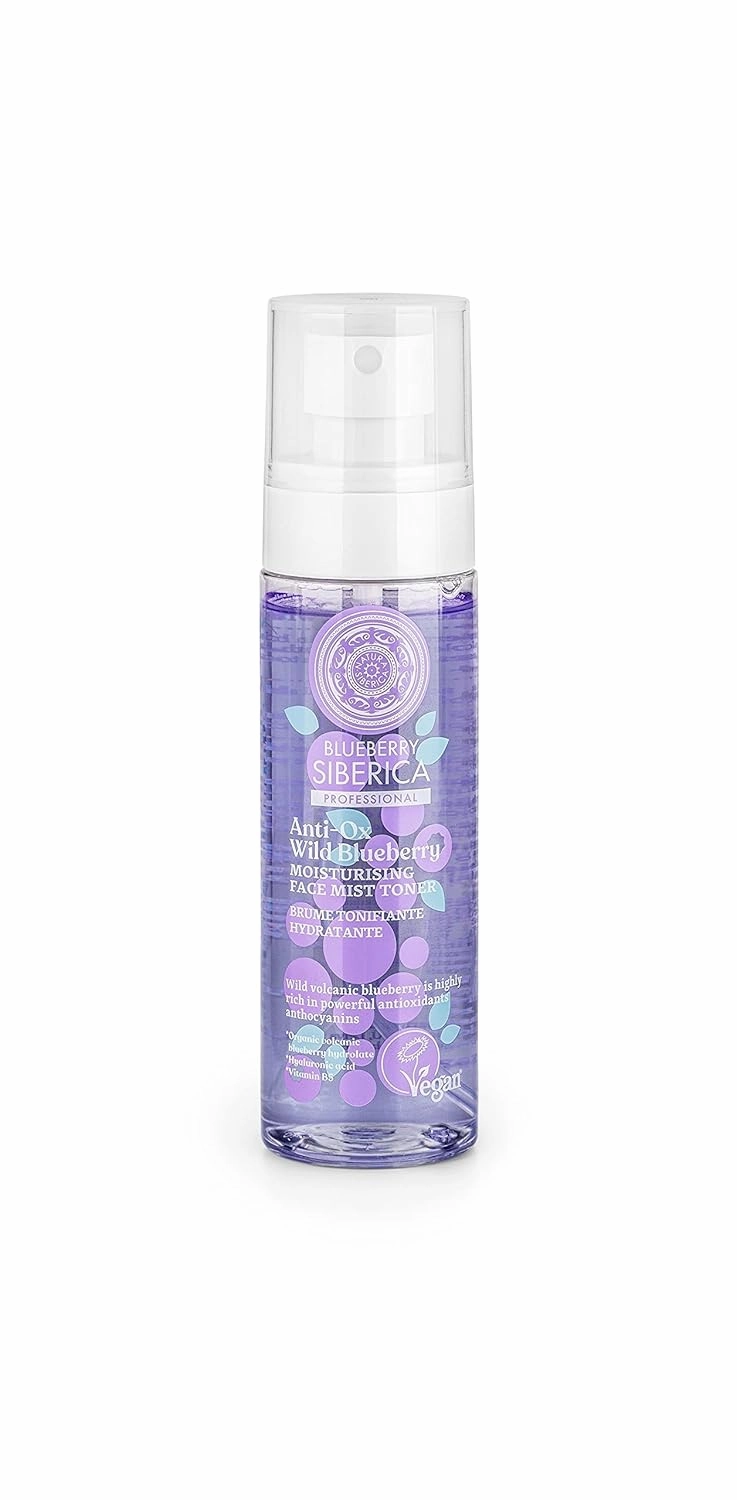 Natura Siberica Natural Anti-OX Wild Blueberry Face Mist Toner 3.38 fl oz