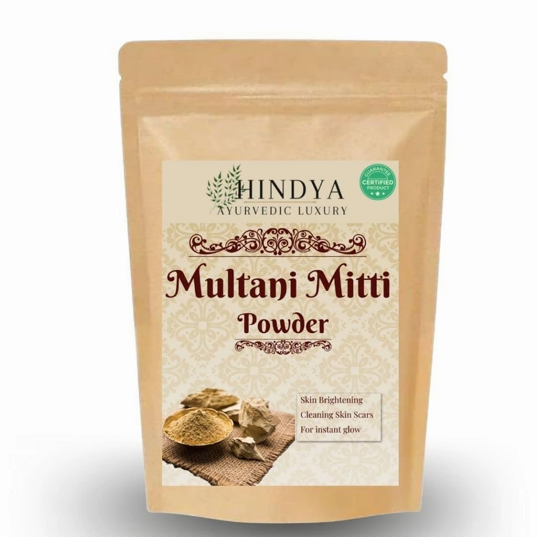 Natural Multani Mitti Powder For Face, Skin And Hair | Fuller's Earth, Bentonite Clay (100 Grams)
