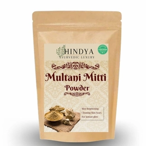 Natural Multani Mitti Powder For Face, Skin And Hair | Fuller's Earth, Bentonite Clay (100 Grams)