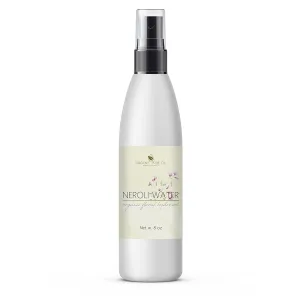 Neroli Water Hydrosol Face Mist Calming 8 oz Spray Toner Aromatherapy Facial Spritz Sprayer Linen Sheets Body Mist Pure Hydrosol Water Hydrating Cleansing Toning Orange Blossom OPO -Packaging May Vary
