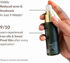New Clarifying Oil Control Face Toner for Oily and Acne Prone Skin(50 ml) - Face Mist for Pore Minimizing, Soothing, Hydrating with Tea Tree Oil, Neem Extract for Men and Women