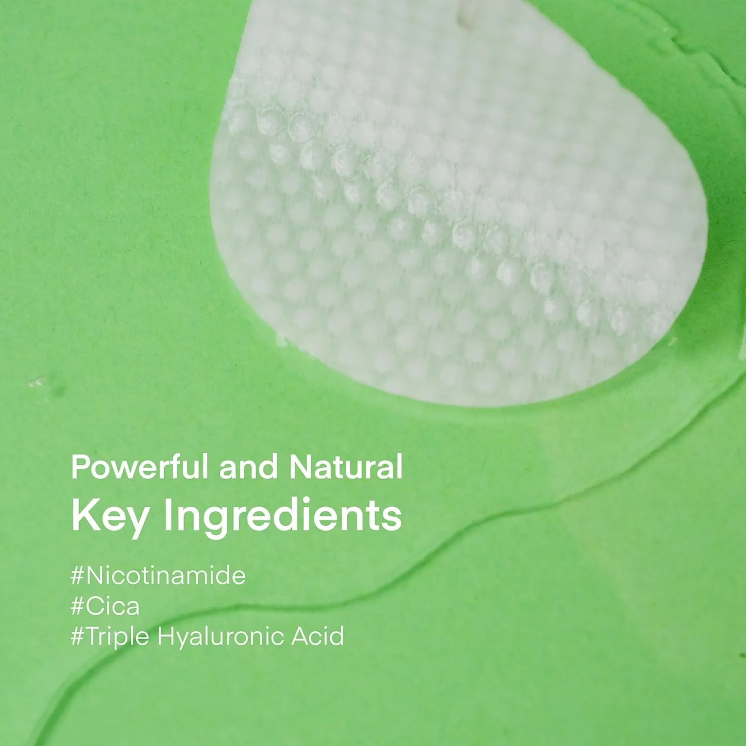 Niacinamide Centella Zero Pore Pads - Korean Brightening, Moisturizer, Deep Hydrating Toner Skincare for Face with Pure Ground Cotton Pad for Routine Facial Care - Made in Korea